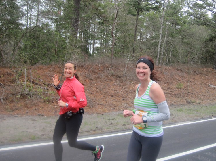 Somewhere around mile 17