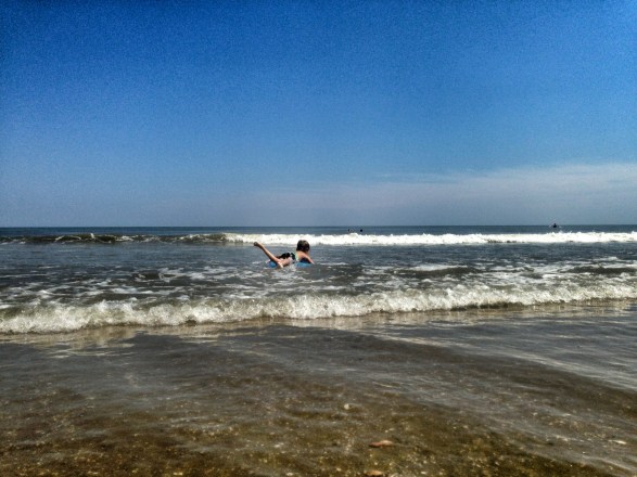 Paddling Out